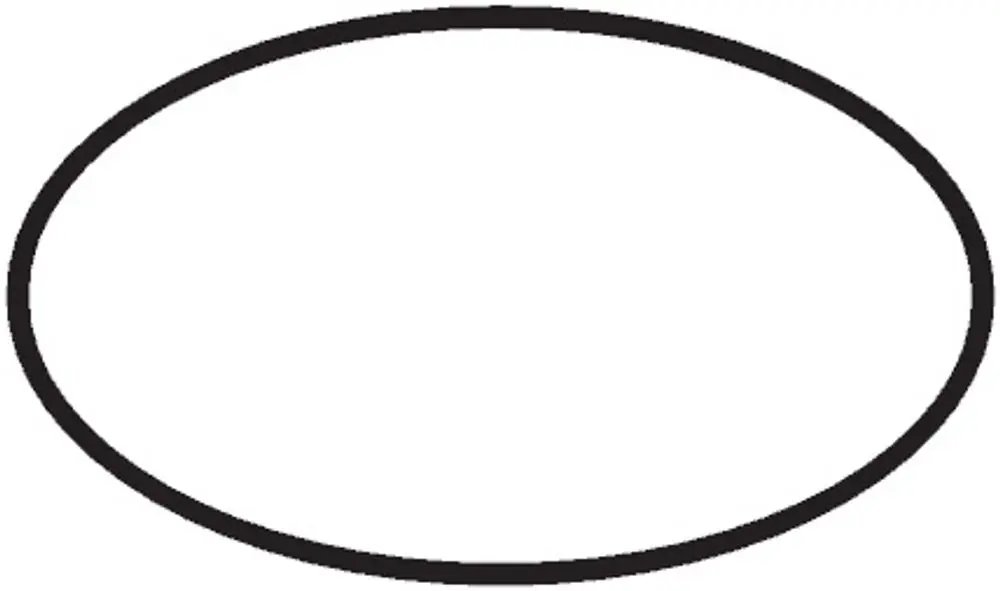 Schwarzer O-Ring auf weißem Hintergrund, passend für Dichtungsanwendungen. Produkt von Hansgrohe, geeignet für verschiedene Installationen.